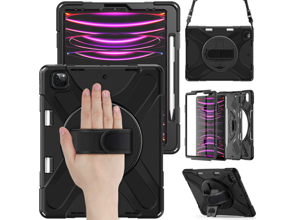 3sixT Apache with Shoulder Strap suits iPad Pro 12.9 Gen 6 (B2B)