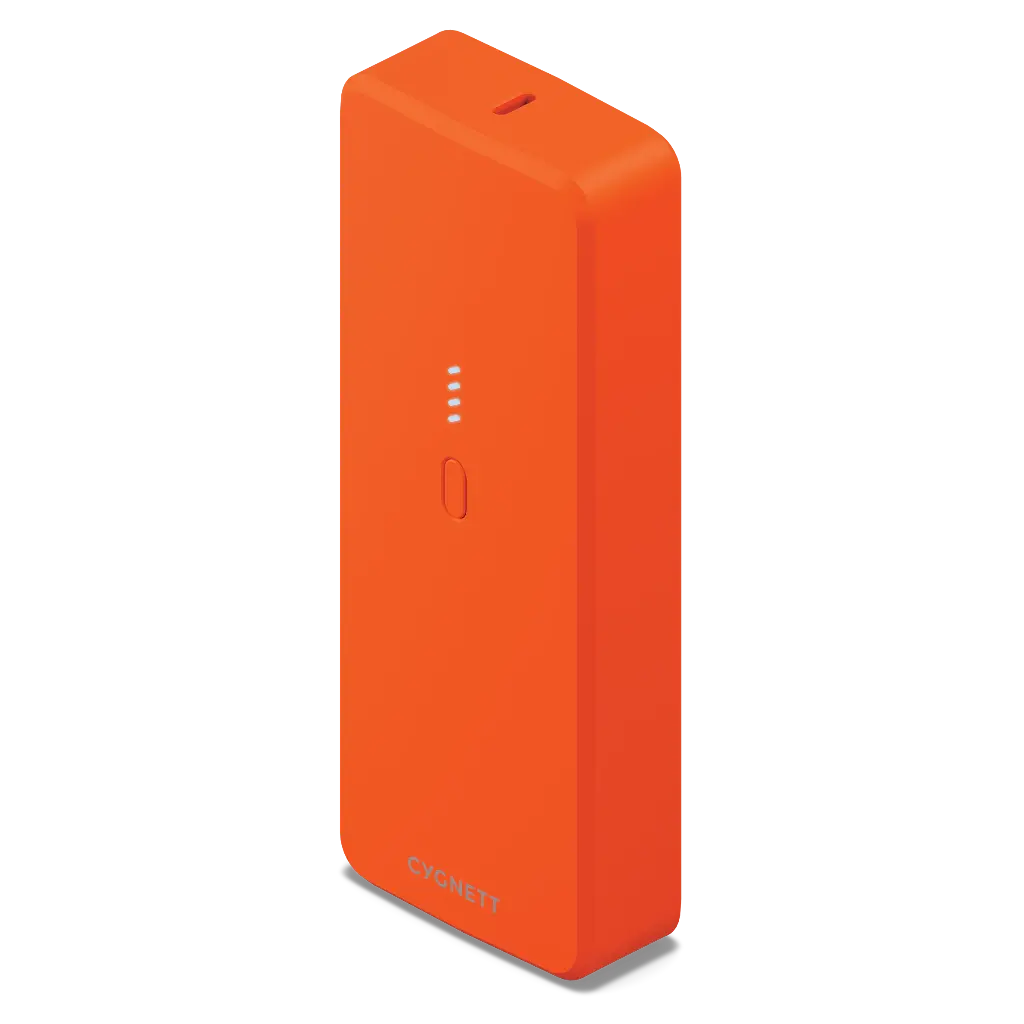 Cygnett Prime Power Bank 20,000 mAh - Orange