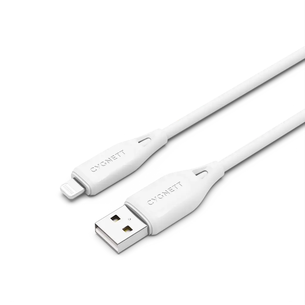 Cygnett Essentials (Gen 2) Lightning To USB-A Cable 2m - White
