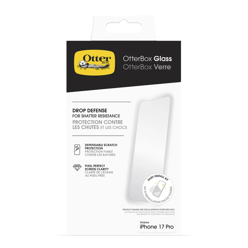 OtterBox Glass Screen Protector suits iPhone 17 Pro