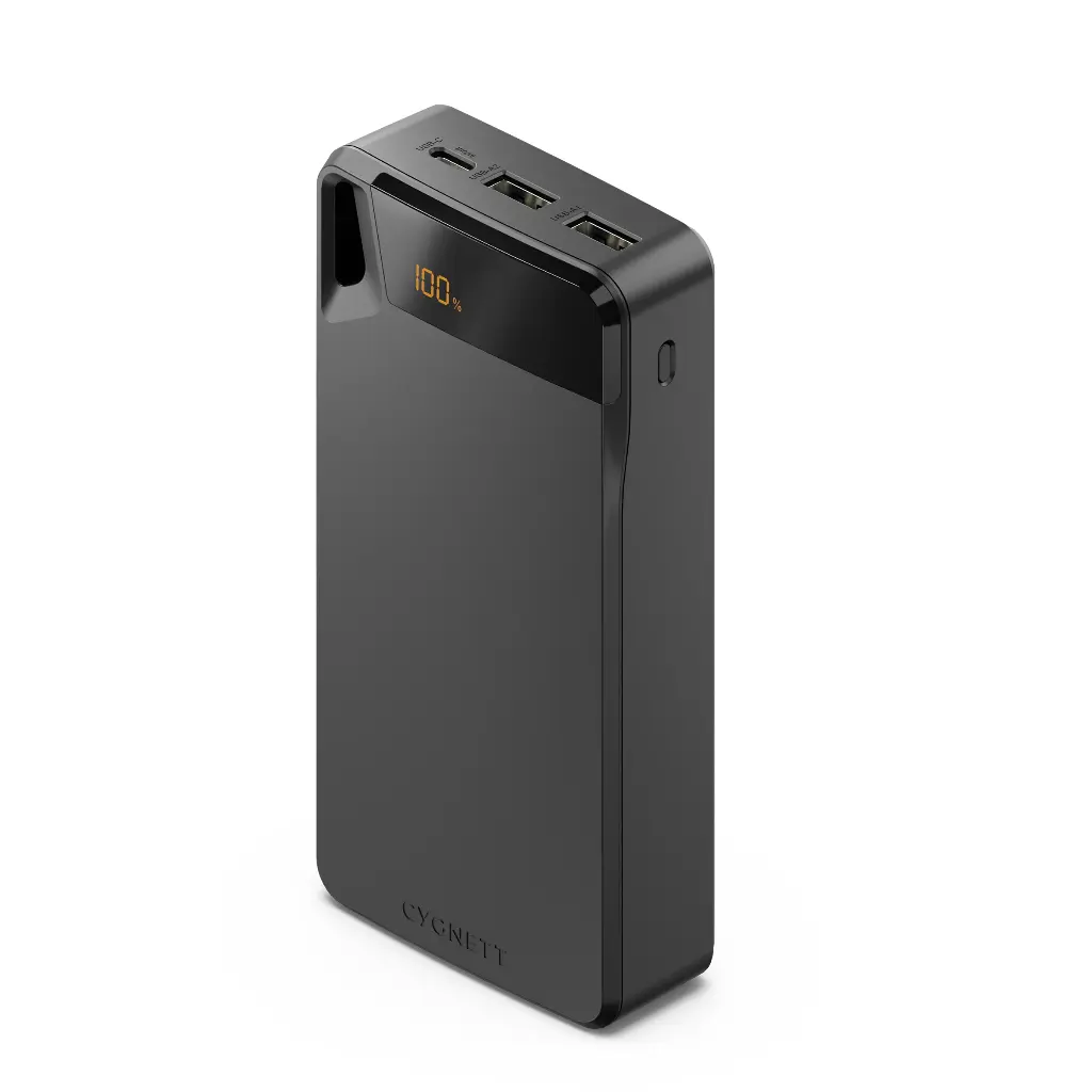 Cygnett ChargeUp Boost 20,000 mAh Power Bank - Black
