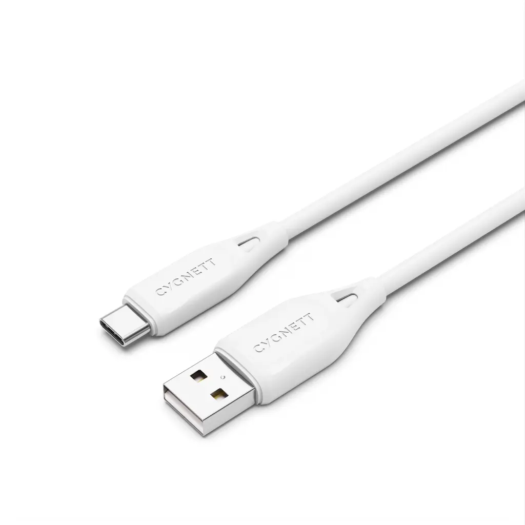 Cygnett Essentials (Gen 2) USB-C to USB-A (2.0) Cable 2m - White
