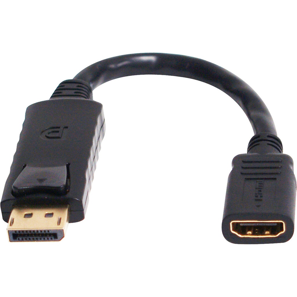 Comsol 20cm DisplayPort Male to HDMI Female Adapter