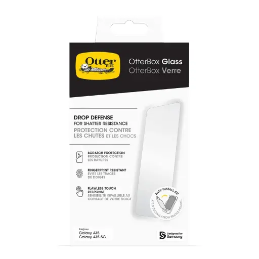 [77-95031] OtterBox Glass Screen Protector suits Samsung A15/A15 5G - Clear