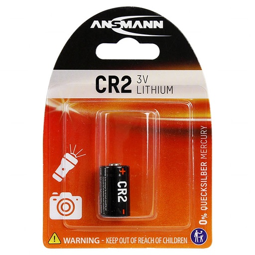 [CR2-BP1(A)] Ansmann Photo Lithium Battery Replaces CR2/DLCR2/EL1CR2/ELCR2T/KCR2