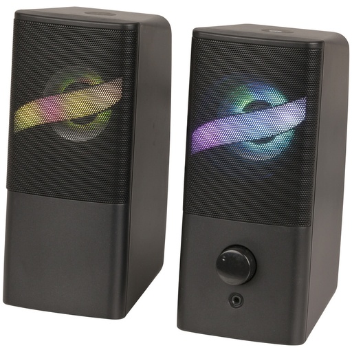 [XC5171] 2CH USB Powered PC Stereo Speakers w/RGB Lights