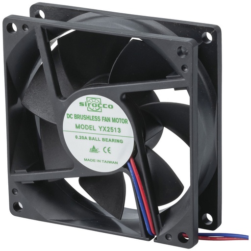 [YX2513] 80mm 12VDC Ball Bearing Fan