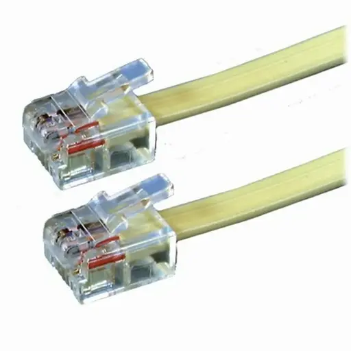 [YT6049] Phone Cable 6P/4C - 5M (M-M)