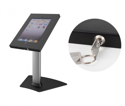 [BT-PAD12-04AL] Brateck Anti-Theft Secure Enclosure Countertop Stand for iPad