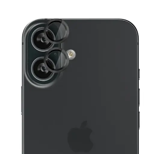 [EFSGCLAE609CBN] EFM Camera Lens Armour suits iPhone 16/16 Plus - Carbon