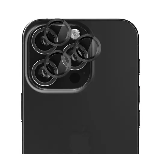 [EFSGCLAE611CBN] EFM Camera Lens Armour suits iPhone 16 Pro/16 Pro Max - Carbon