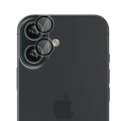 [EFSGCLAE609CLE] EFM Camera Lens Armour suits iPhone 16/16 Plus - Clear