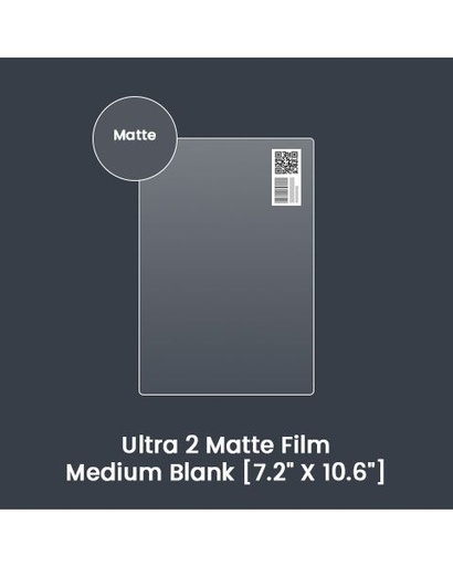 [PP-ULT-MEDMAT] ProtectionPro Ultra 2 Matte Film, Medium Blank [7.2" X 10.6"]