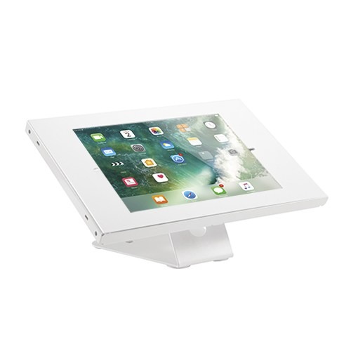 [MPBT-PAD32-05] Brateck Anti-theft Countertop/Wall Mount Tablet Kiosk Stand 9.7”/10.2” iPad, 10.5” iPad Air/iPad Pro, 10.1" Samsung Galaxy TAB A (2019) - White