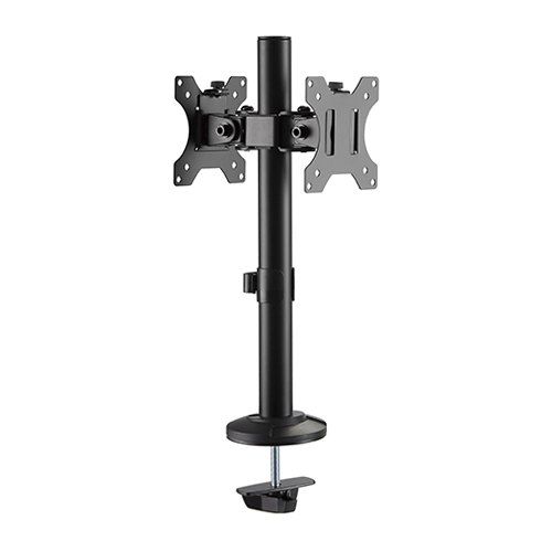 [MABT-LDT40-G02] Brateck Articulating Pole Mount Single Dual Monitors Mount Fit Most 17”-32”
