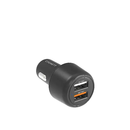 [CY3680CYCCH] Cygnett 30W Dual Port Car Charger - Black