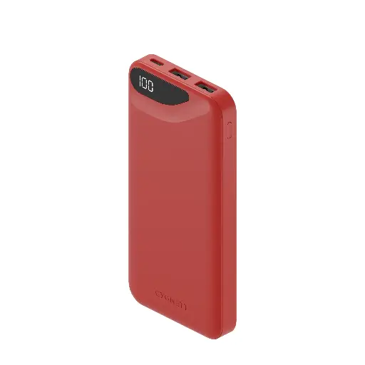[CY4343PBCHE] Cygnett ChargeUp Boost Gen3 10,000 mAh Power Bank - Red