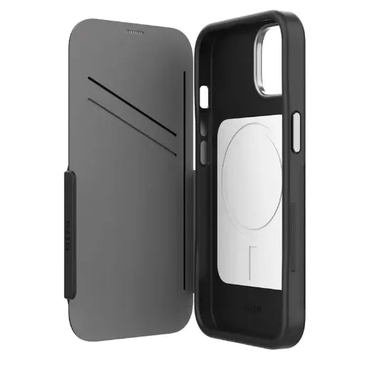 [EFCFLAE198BLA] EFM Monaco Wallet Case suits iPhone 13 Pro Max/iPhone 14 Pro Max