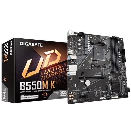 [B550M K] Gigabyte B550MK AMD AM4 M-ATX Motherboard