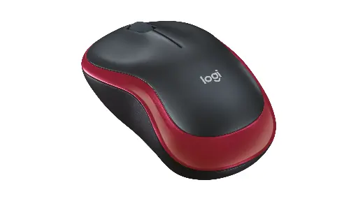 [910-002503] Logitech M185 Wireless Mouse - Red