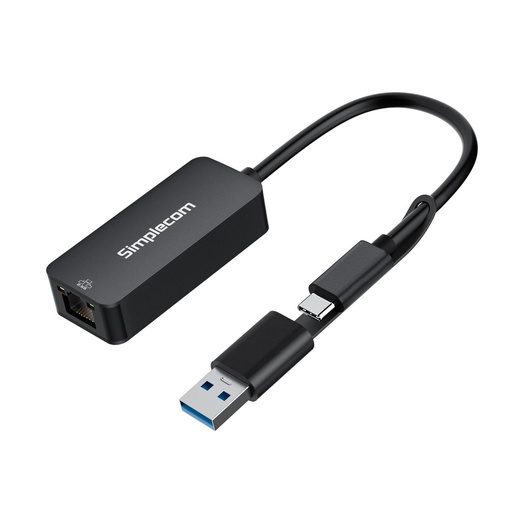[NU405] Simplecom USB-C and USB-A to 2.5G Ethernet Network Adapter