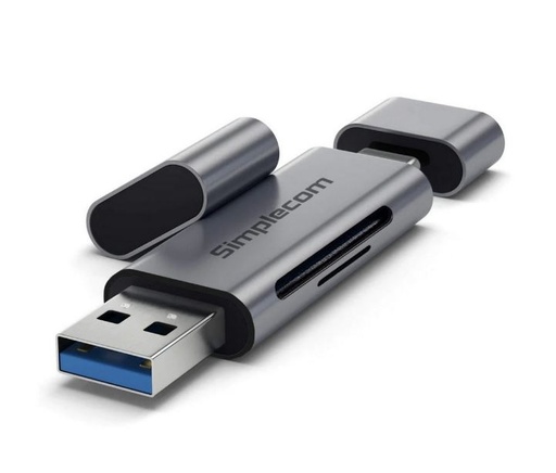 [CR402] Simplecom USB-C and USB-A SD/MicroSD Card Reader USB 3.2 Gen 1 (USB 3.0)