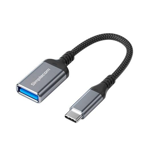 [CA131] Simplecom USB-C Male to USB-A Female USB 3.0 OTG Adapter Cable