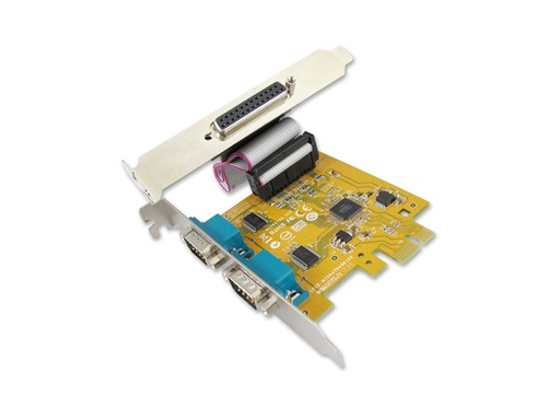 [MIO6479A] Sunix MIO6479A PCIE 2-port Serial RS-232 & 1-port Parallel IEEE1284 Card