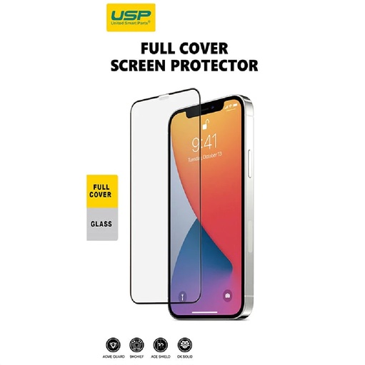[6976552040358] USP Tempered Glass Screen Protector suits Apple iPhone 15 Pro Max - Full Cover