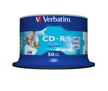 [CMV41908] Verbatim CD-R 700MB 50Pk White InkJet 52x 