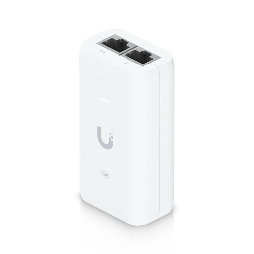[U-POE-af] Ubiquiti PoE Injector 802.11AF Adapter Up-to 15W - White