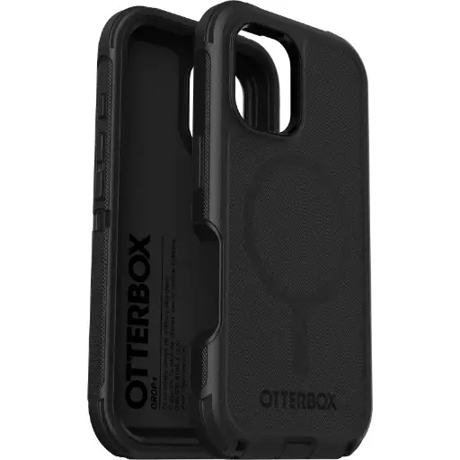 [77-95961] OtterBox Defender MagSafe Case suits iPhone 16 - Black