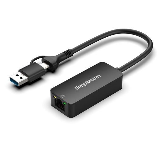 [NU405C] Simplecom USB-C/A to 2.5G Network Adapter