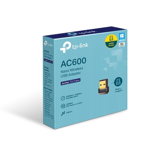 [Archer T2U Nano] TP-Link Archer T2U Nano AC600 Wi-Fi USB Adapter