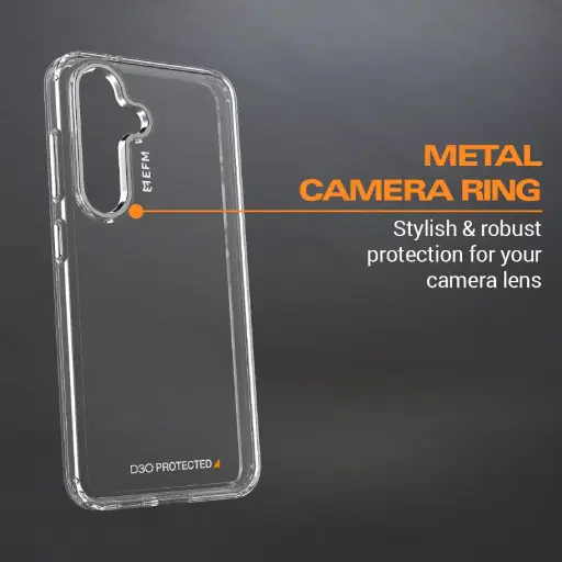 [EFCVTSG286CLE] EFM Volta Case w/D3O BIO suits Samsung Galaxy S24 - Clear
