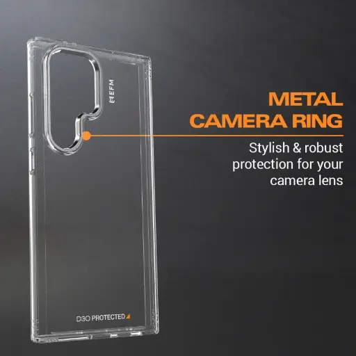 [EFCVTSG288CLE] EFM Volta Case w/D3O BIO suits Samsung Galaxy S24 Ultra - Clear