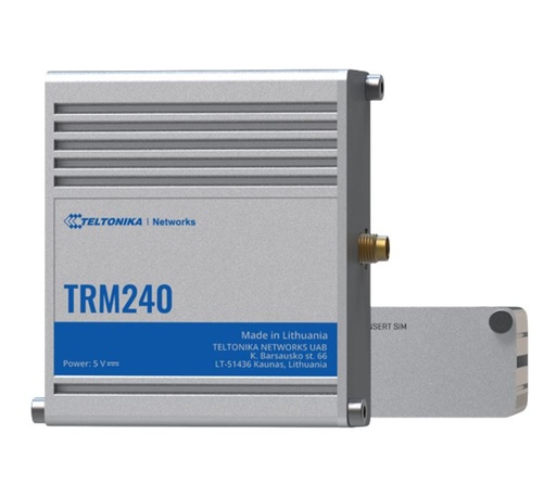 [TRM240100000] Teltonika Industrial Cellular Modem, 4G/LTE (Cat 1)