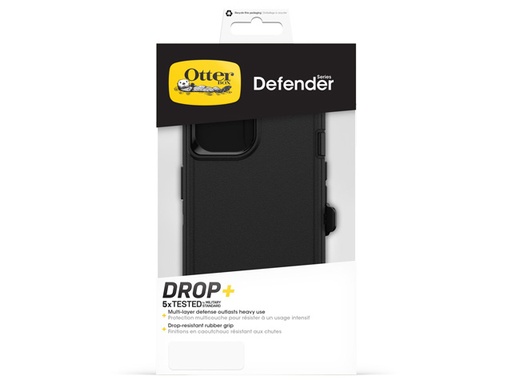 [77-92542] OtterBox Defender Case suits iPhone 15 Plus - Black