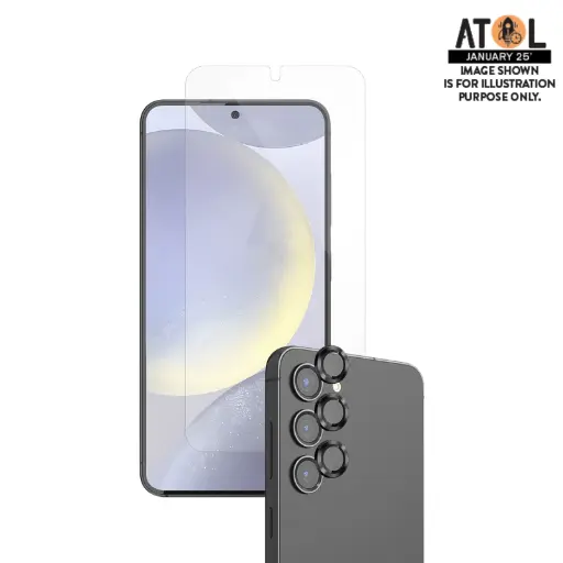 [EFSSG295BUNDLE] EFM 2-in-1 Screen & Camera Lens Armour Bundle suits Samsung Galaxy S25+