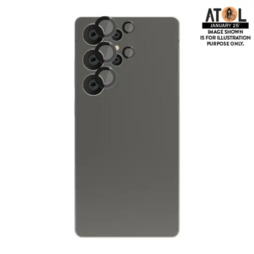[EFSGCLSG296CBN] EFM Camera Lens Armour suits Samsung Galaxy S25 Ultra - Carbon