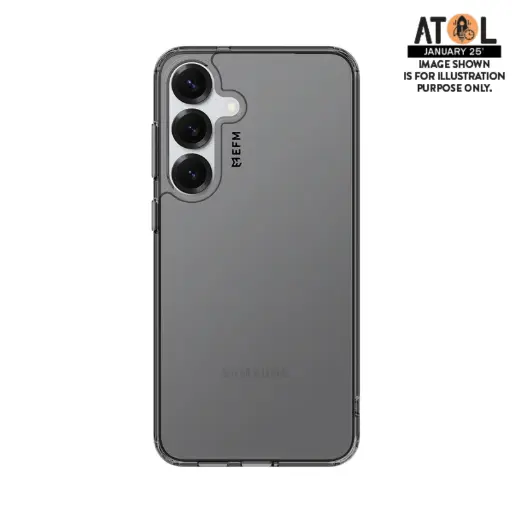 [EFCTPSG295BLA] EFM Zurich Case Armour suits Samsung Galaxy S25+ - Smoke Black