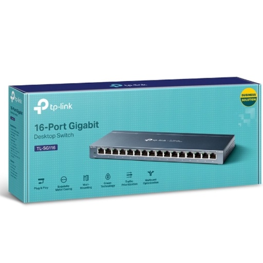 [TL-SG116] TP-Link 16 Port Gigabit Unmanaged Switch