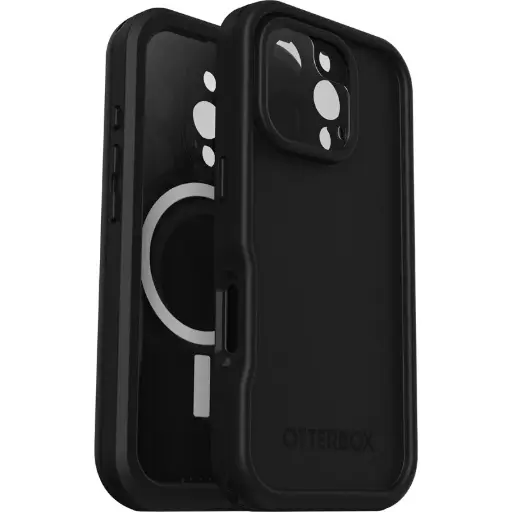 [77-96151] OtterBox Fre MagSafe Case suits iPhone 16 Pro - Black