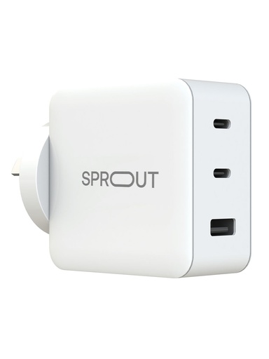 [100250565] Sprout 65W GAN Charger - White
