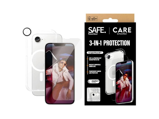 [CRNCHFUG29845] CARE by Panzer Flagship 3-in-1 Bundle suits iPhone 16e