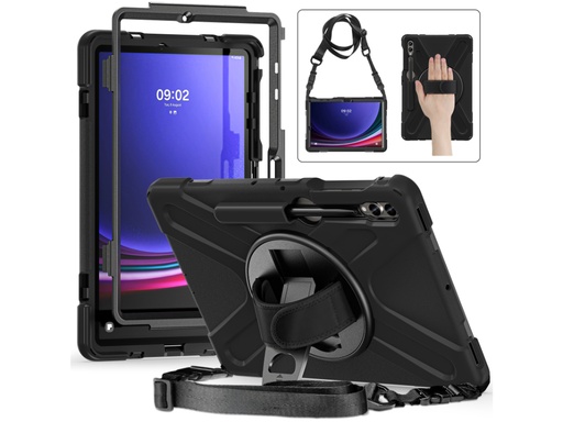 [3S-2737] 3sixT Apache w/Shoulder Strap suits Galaxy Tab S9+/S9FE+/S10+ (B2B) 