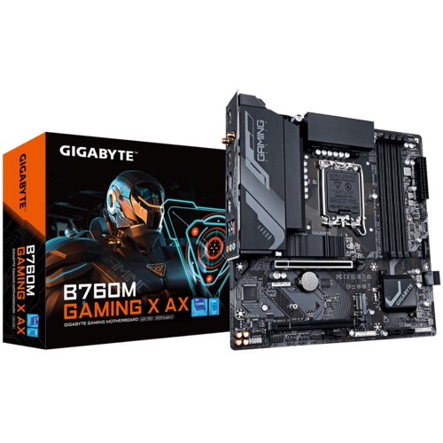[GA-B760M-GAMING-X-AX-DDR5] Gigabyte B760M Gaming X AX DDR5 mATX LGA1700 MB