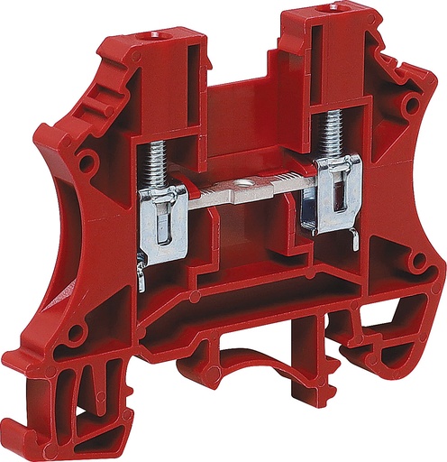 [P2407] Dinkle 25A 2.5mm Red DIN Rail Terminal