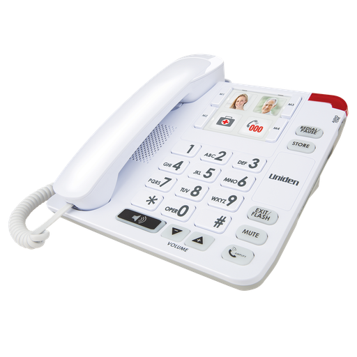 [SSE34] Uniden SSE34 Sight and Sound Enhanced Corded Phone System