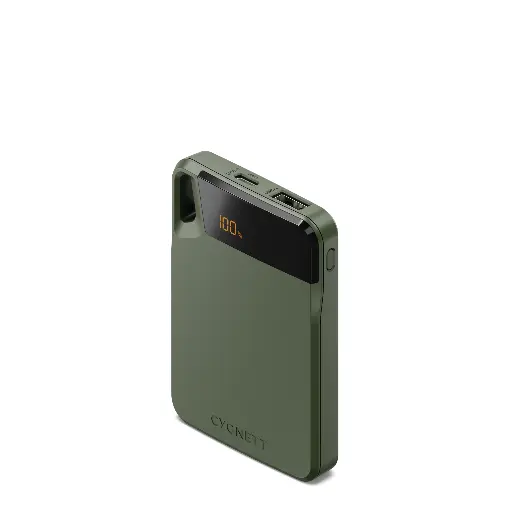 [CY4742PBCHE] Cygnett ChargeUp Boost 5,000 mAh Power Bank - Green